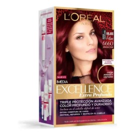 Tintura Permanente Excellence Extra Profundos Loreal Paris Tono 710 Rubio profundo