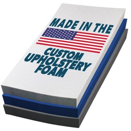 Foamma Custom Cut-to-Size Foam - High Density Outdoor Couch Cushion Replacement for Patio Furniture Upholstery Padding Sofa Cover Not Included