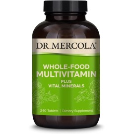 Dr. Mercola Whole-Food Multivitamin Plus Vital Minerals Vitamins 2000mg 240tab