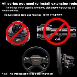 Turn Signal Headlight Dimmer Switch for MOZA R3/R5/R9/R12/R13 Direct Drive Servo Wheel Base;Multi-Function Stalks Turn Wiper Lever Combination Racing Wheel(R3/R5)