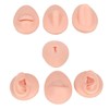 7PC Soft Silicone Body Part Model, Human Ear Mouth Eye