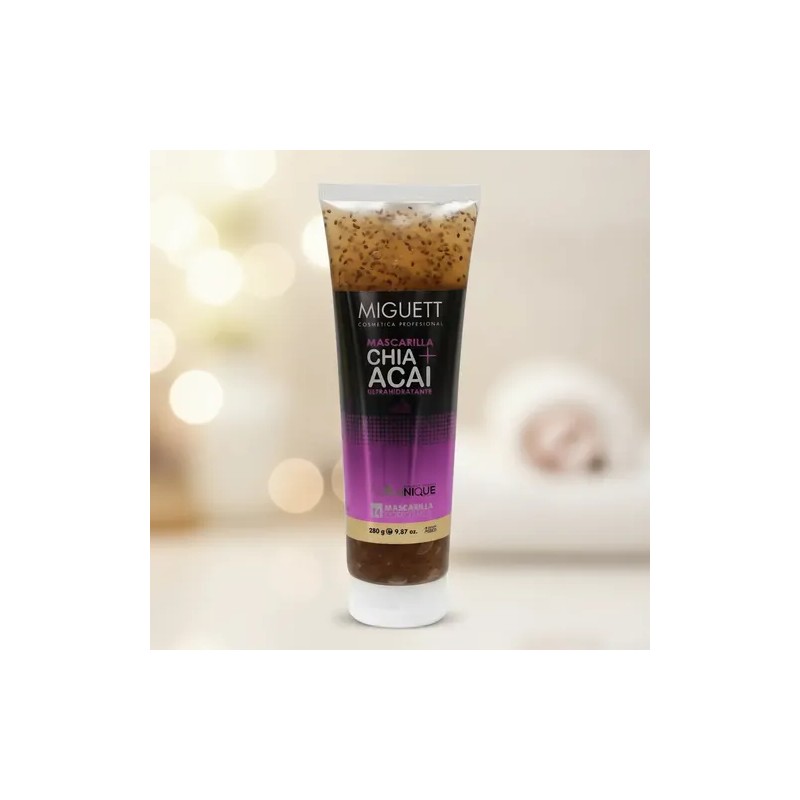 Mascarilla Corpo-facial Chía + Acai Ultrahidratante Miguett