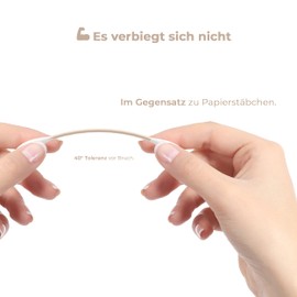 CANDORE – 2x Blister mit 500 Wattestäbchen aus Bambus, natürliche Weichheit – hervorragende Qualität