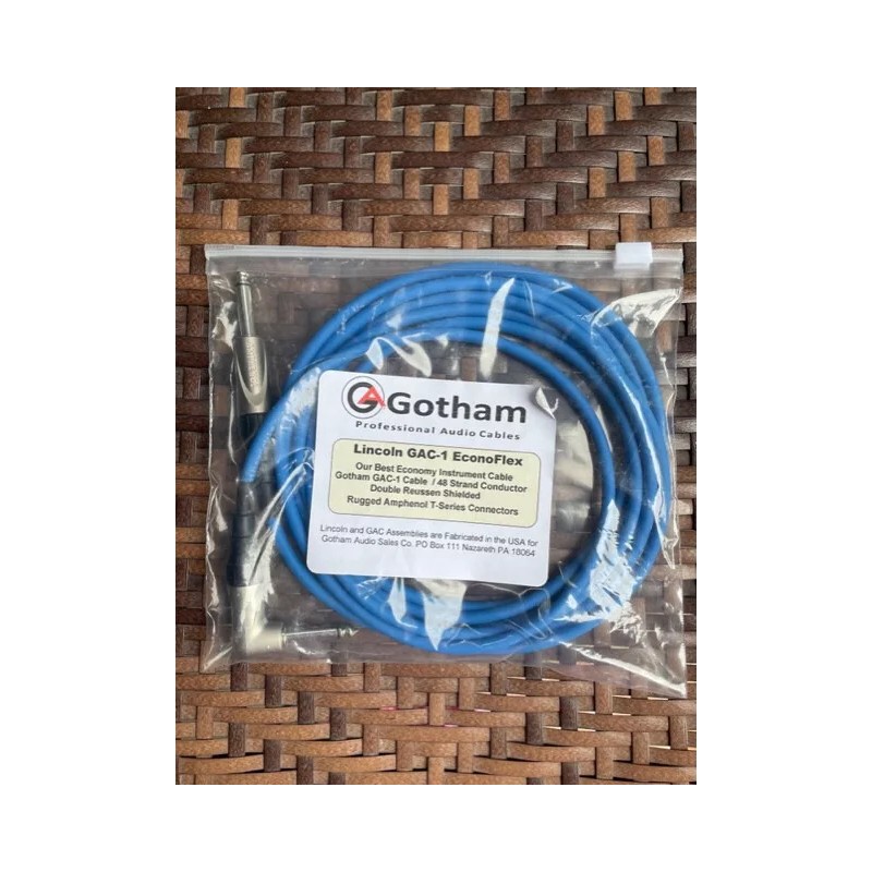 LINCOLN Econoflex Instrument Cable Assemblies 15 FT BLUE