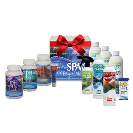 Ultimate 3-Month Natural Hot Tub Enzyme Cleaner & Water Clarifier–Complete Spa Care Kit with pH Balancer, Metal & Phosphate Remover, Test Strips, Filter Cleaner, Spa Purge Maintenance