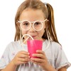 SILLY STRAW PLASTIC TUBING EYEGLASS STRAWS