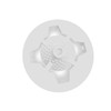 Wagner Replacement Nozzle 0417349, White Nylon Spray Valve for Paint