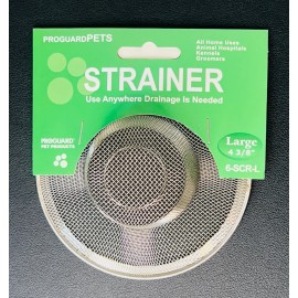 Proguard Stainless Drain Strainer 4 3/8" Mesh Stopper PETS Hair Catcher Large
