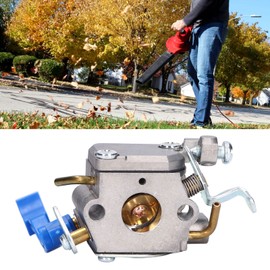 Aluminum Carburetor Kit, Easy Installation Replacement for Husqvarna 125B 125BVX 125BX Blower Lawn Mower, Carburetor Tune Up Kit with Accessories for Maintenance