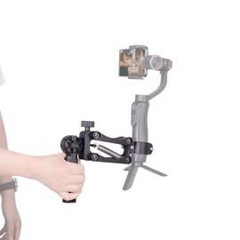 DF Sniper Spring Single Handle Anti-shake Gimbal for Smartphone Action Camera DJI Osmo Pocket and Smartphone Gimbal Smooth 4/Osmo Mobile 2 Gimbal