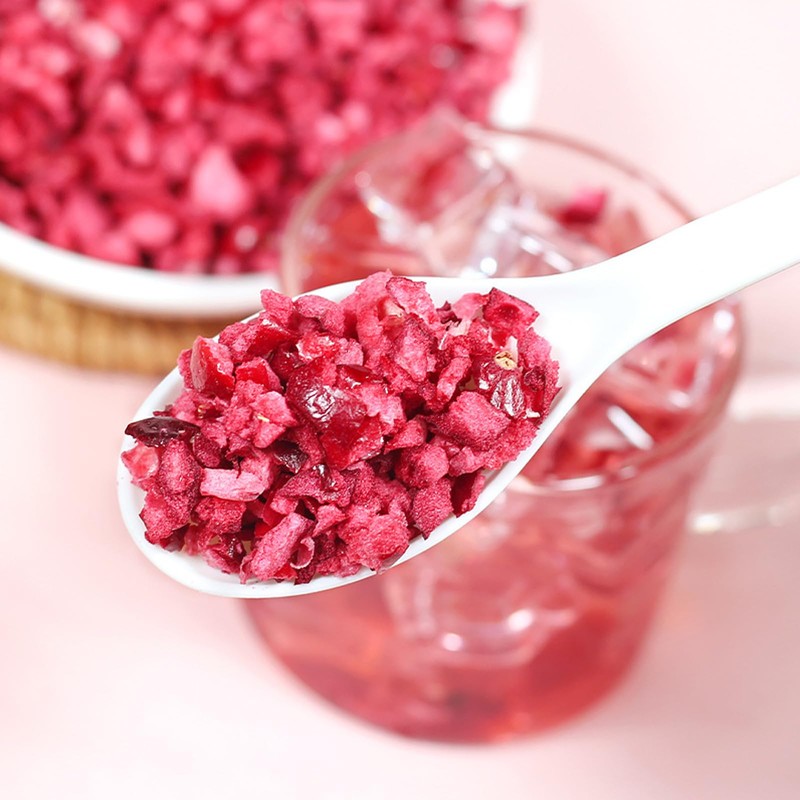 Diced Cranberries 1.76ozfreeze-dried cranberries Crushed Cranberries Dried Baked pastry ingredients