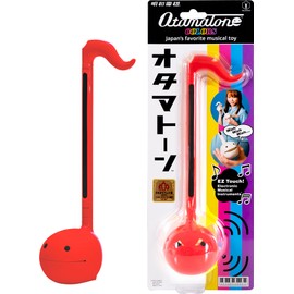 Otamatone Japanese Electronic Musical Instrument Portable Music Synthesizer from Japan by Maywa Denki Studio, Award Winning, Educational Fun Gift for Children, Teens & Adults - Red