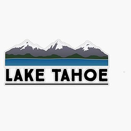 MAGNET Lake Tahoe Magnet Bumper Sticker Car Magnet Flexible Reuseable Magnetic Vinyl 5"