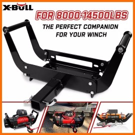 X-BULL Winch Mounting Plate Bracket Foldable Cradle Mount Truck Off-Road