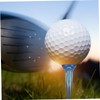 Sosoport 2pcs Plastic Golf Tees Set Sturdy Training Tool for