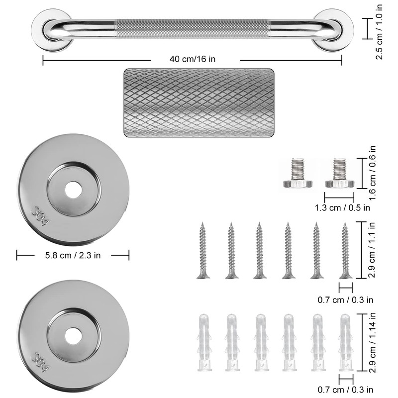 supregear Grab Bars for Bathtubs and Showers, Anti Slip Bathroom