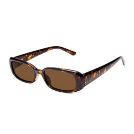 HERJOUR Rectangle Retro Trendy Sunglasses Womens Mens 90s Classic Vintage Narrow Sun Glasses AR82269