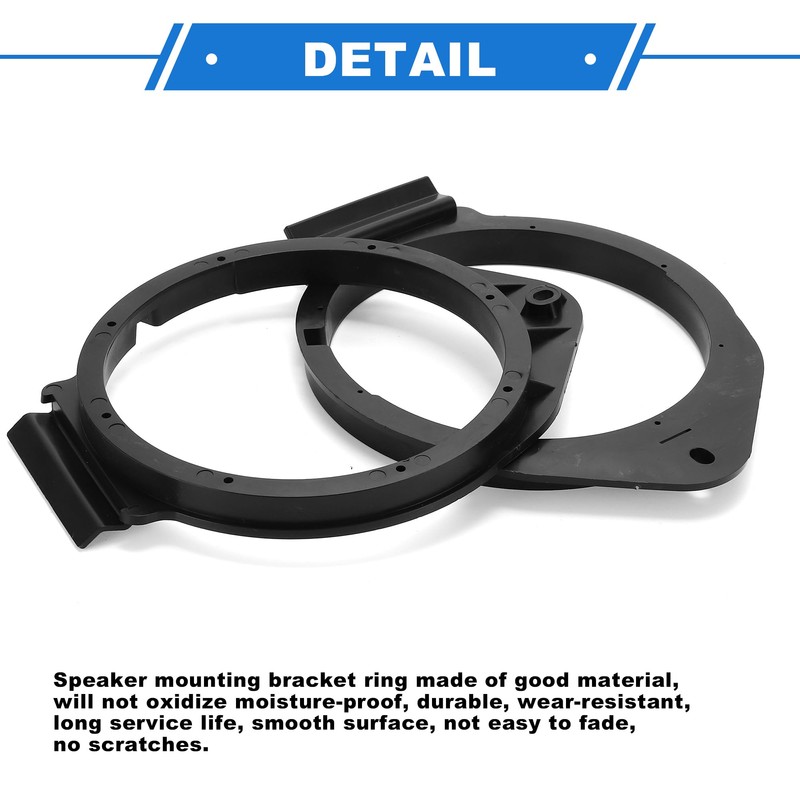 X AUTOHAUX 2 Set Speaker Spacer Ring Tweeter Speaker Spacer