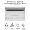 Dual Scale 430 Stainless Steel Dough Scraper for Chopping, Scraping,