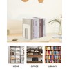 Honagu Bookends, Metal Book Ends, Bookends for Shelves, Book Holder