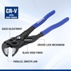 WORKPRO 10-Inch Pliers Wrench, CR-V Construction Wrench Pliers Chromium-Vanad