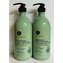 Luseta ~ Rosemary Mint Complex Strengthening Shampoo & Conditioner 33.8 fl oz Ea