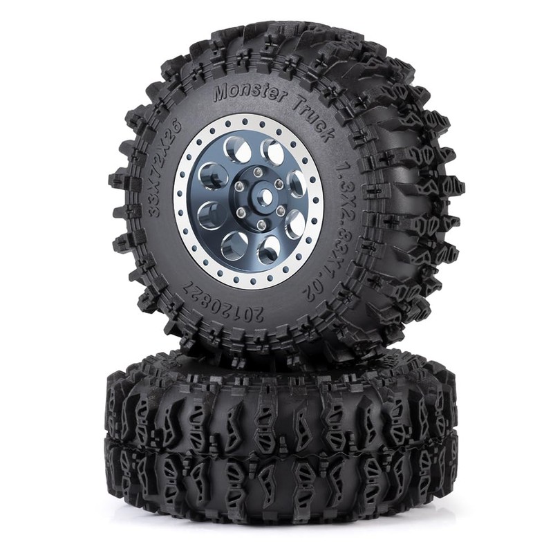 1.3" Wheel Tires Set - 72mm Soft Sticky Tires and