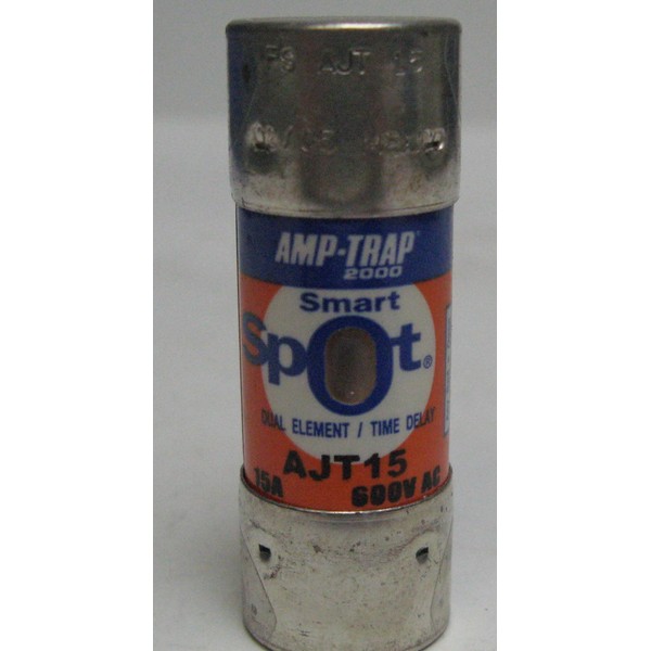Ferraz Shawmut AJT15 Amp-Trap Dual Element Time Delay Fuse 15