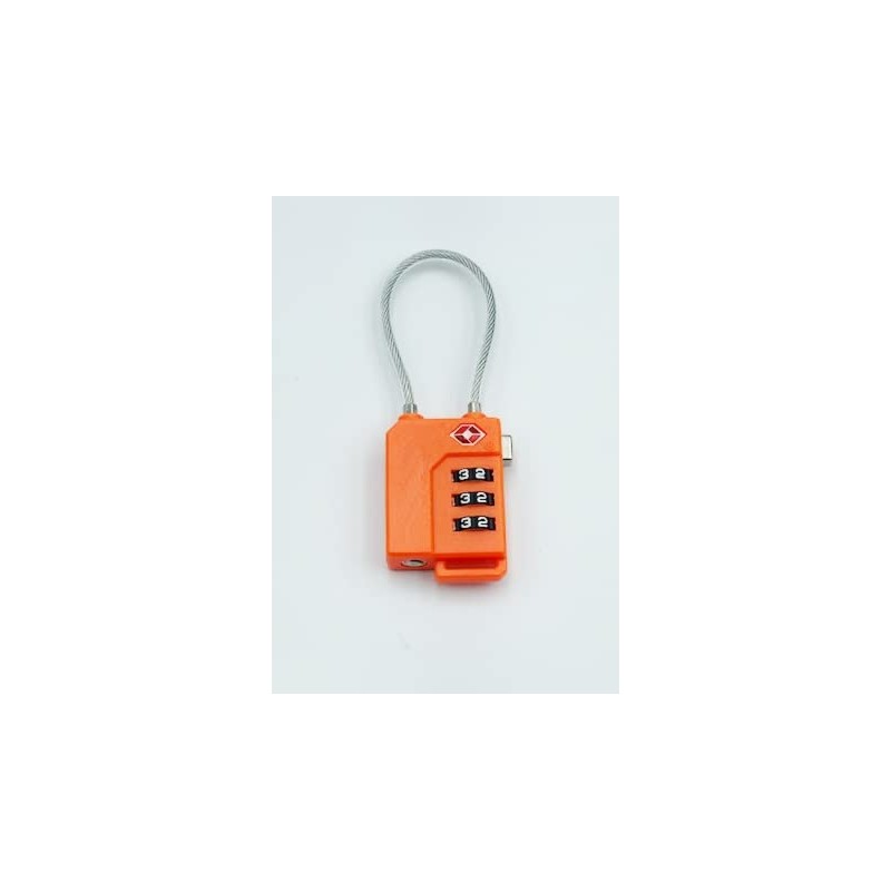 INEWTECK Orange 3 Digit TSA Security Combination Lock, for Luggage,