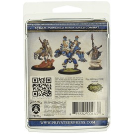 Privateer Press Warmachine: Cygnar Sword Knight Officer and Standard Model Kit