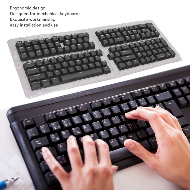 132 Keys Keyboard Keycaps ABS OEM Height Overmolding Injection Molding