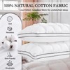 YOUR MOON Soft Support Pillow Queen Size, 100% Cotton Cover
