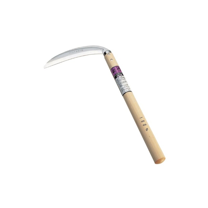 Nisaku No.130 Nisaku Stainless Steel Crescent Scythe 7.1 inches (180