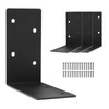 4 Pack 6"x6"x3" L Right Angle Bracket,Heavy Duty Steel Corner