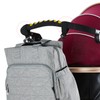 SoHo Kenneth Diaper Backpack 6Pc Set Tote Bag, Gray