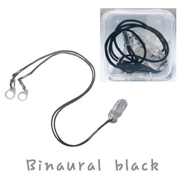 2 Set Binaural Black Hearing Aids Clip for Adults Seniors - Portable Hang Rope Anti-Lost Rope Security Clip Fixation Cord Protection Rope for Hearing Amplifiers