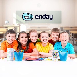 First and Last Day of School Board, 14” X 11” Double-Sided Back to School Signs, My First Day of School Chalkboard Sign for Kids, 1st Day of School Sign Preschool Kindergarten Photo Props - by Enday