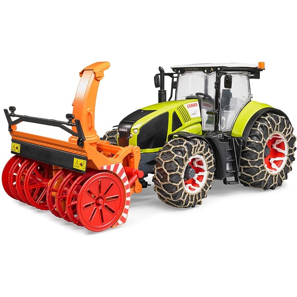 Bruder Claas Axion 950 with Snow Chains & Snow Blower