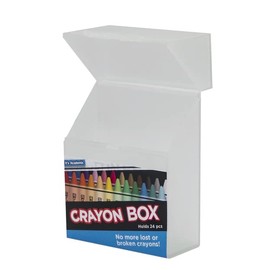 Its Academic Crayon Storage Box. No More Lost Or Broken Supplies. Assorted Colors (No Color Choice) 2 Boxes