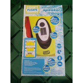 Comfy Floats Waterproof Solar Powered Bluetooth Speaker BTS - 10L Dry Bag - NEW