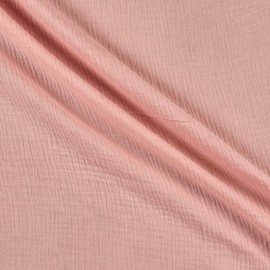 Double Gauze Blush Pink Fabric by the Yard