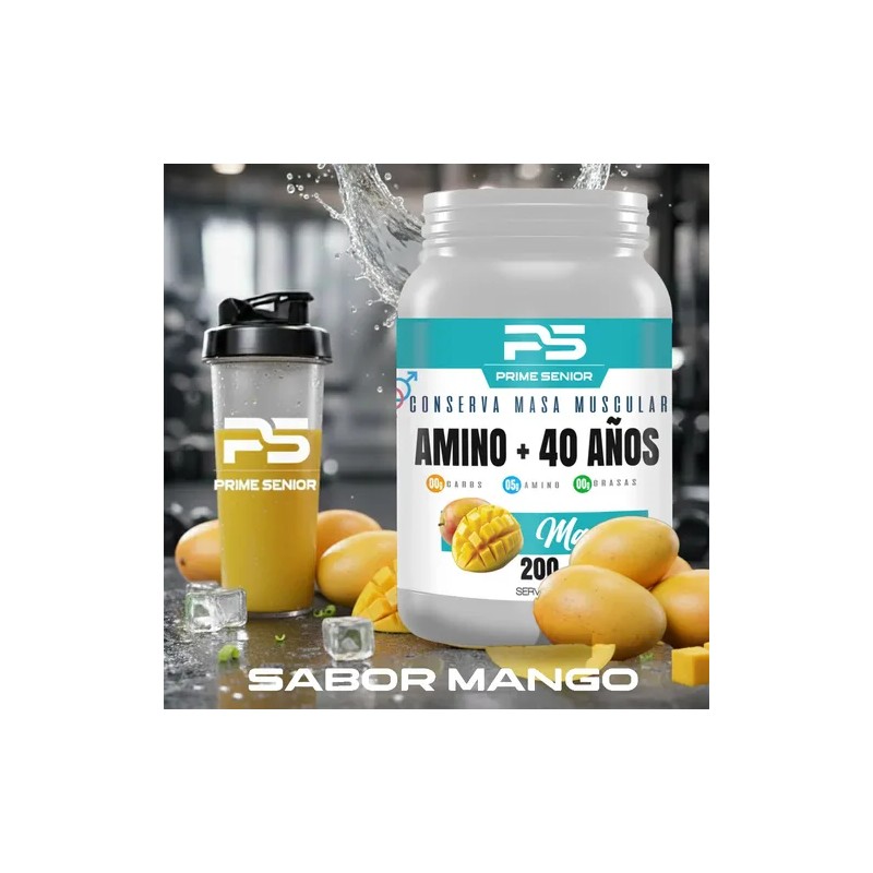 Aminoácidos Bcaas+ Glutamina Prime Senior 1kg Varios Sabores