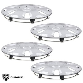 CHEDA 4pcs Wheel Covers Hub Caps Full Rim Hubs, Compatible with Ford Transit Connect Van 15" 2010-2013 9T1Z1130A, 9T161130AA