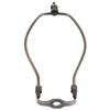 OSALADI Lamp Shade Harps Holder, 8 inch Horn Frame Lampshade
