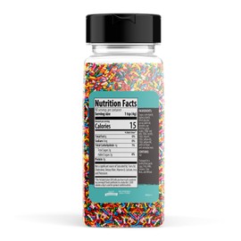 Birch & Meadow Rainbow Sprinkles, 12.8 oz, Fun & Decorative Topping