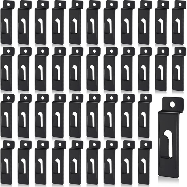 50 Packs Slatwall Utility Notch Hook Commercial Slatwall Picture Hanger