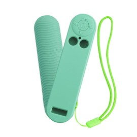 Silicone Remote Case Cover for Game System Remote - Anti-Slip Shockproof Protective Sleeve with Lanyard, Scratch-Resistant Soft Grip Game System Remote Case Cover (Green)