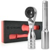 CROM 1/4-inch Mini Ratchet Wrench - Use As 1/4 Bit