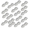 18pcs M2 Duplex Wire Rope Clip Cable Clamps Stainless Steel