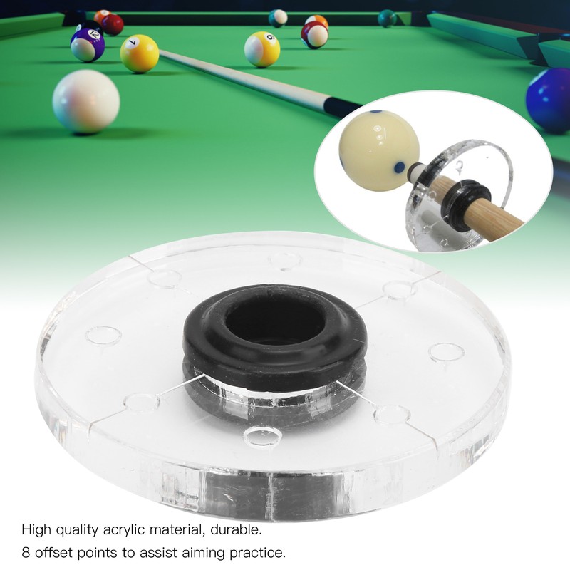 Acrylic Billiards Cue Stroke Trainer Snooker Aiming Practice Tool Training